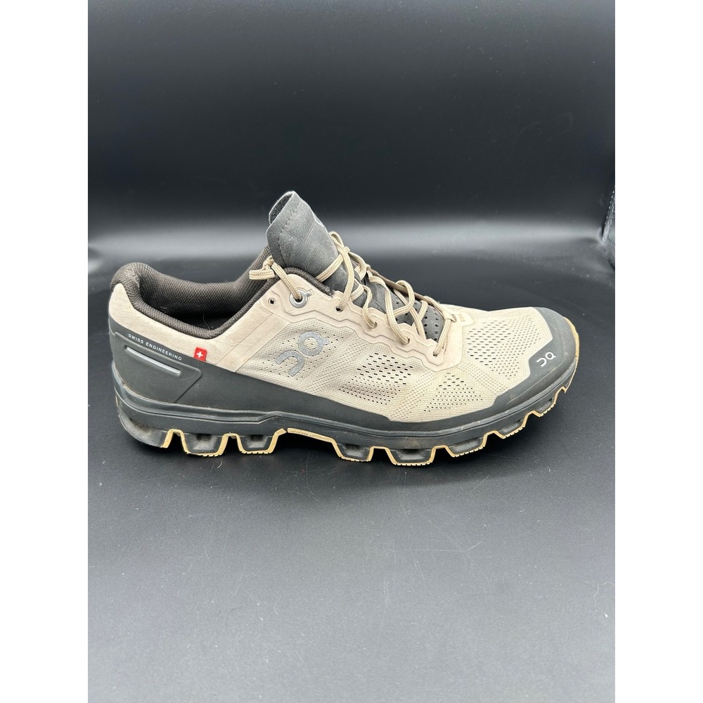 On Running Cloudventure Mens 9.5 Trail Running Shoes Sand Black 22.99955